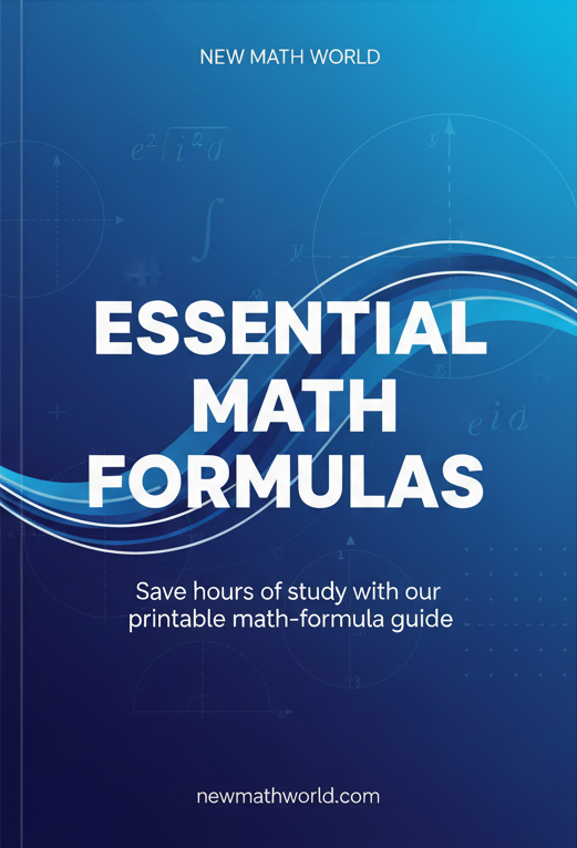 math formula cheat sheet